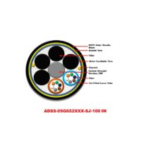 Cable de Fibra Optica ADSS Auto Soportada 06 hilos