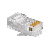 Conectores RJ45 Pass Trough macho para cable CAT6 paquete de 100  LT-MM6-21-100K