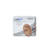 Cable de red Cat6 UTP CCA 70/30, 23AWG doble chaqueta de PVC+PE Proteccion UV 305 metros carrete madera    LT-MX-A036