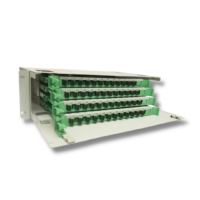 ODF de Rack 19" 4U Tipo Panel, 48FO SC con 48 adaptadores SC/APC LT-FPX-P4-48AS