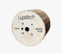 Cable de Fibra Optica ADSS G652D 24 hilos SJ 9.1mm Span 100m 4KM  LT-MXADSS24FOSJS100