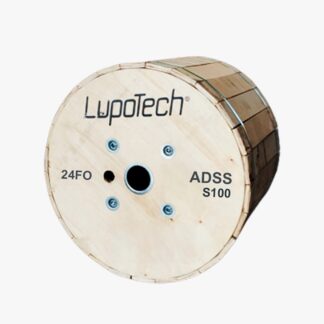 Cable de Fibra Optica ADSS G652D 24 hilos SJ 9.1mm Span 100m 4KM  LT-MXADSS24FOSJS100