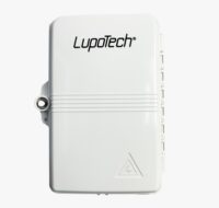 Caja de terminación de FTTH 4FO IP65 cargada con Splitter 1*4 SC/APC + 4 Adaptadores SC/APC, Blanca   LT-HGT-4A-B