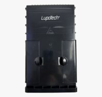 Caja de terminación FTTH de pared/poste 16 Ptos IP65 + 2 Splitters 1*8 SC/APC + 18 Adaptadores SC/APC, Negra   LT-HGT-16KR-A