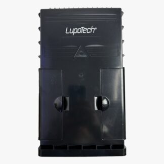 Caja de terminación FTTH de pared/poste 16 Ptos IP65 + 2 Splitters 1*8 SC/APC + 18 Adaptadores SC/APC, Negra   LT-HGT-16KR-A