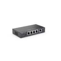 Switch Administrable PoE con 5 puertos Gigabit, 4 PoE 802.3af/at, gestión gratuita desde la nube, 54w  RG-ES205GC-P