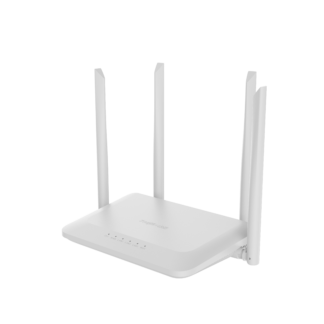 Router inalámbrico WI-FI 5 Dual Band 1 puerto WAN 10/100 + 3 puertos LAN 10/100 , hasta 1,200 Mbps.   RG-EW1200