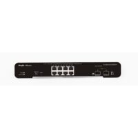 Switch Administrable PoE Capa 2 con 8 puertos Gigabit PoE 802.3af/at + 2 SFP para fibra 1Gb, gestión gratuita desde la nube, 125w   RG-NBS3100-8GT2SFP-P