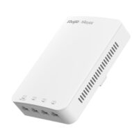 Punto de acceso Wi-Fi 5 para interior en pared con 1 puerto PoE Out, hasta 1.7 Gbps doble banda 802.11ac MU-MIMO 2x2    RG-RAP1200(P)