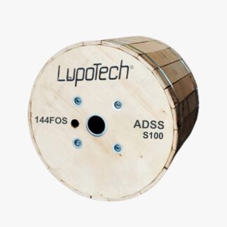 Cable de Fibra Optica ADSS Auto Soportada 144 hilos G652D 4Km SJ MDPE 16mm SPAN 100m  LT-MXADSS144FOSJS100