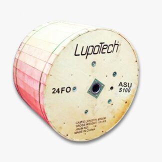 Carrete de FO ASU Cable mini ADSS G652D 7.5mm 24core 3Km Auto soportada 100m span  LT-MX-ASU-24FO-S100