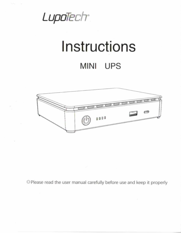 Mini Smart DC UPS 10400mAh con PoE Pasivo y puerto USB + protección de Voltaje 6KV  LT-KP2 - Imagen 4