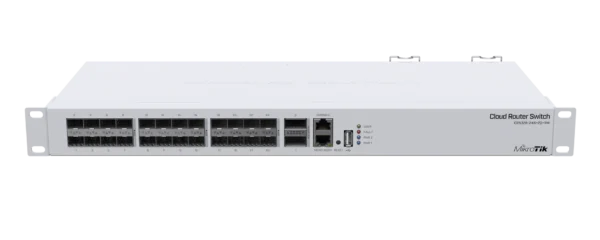 Cloud Router Switch, Sistema Operativo Dual 24 Puertos 10G SFP+, 2 Puertos 40G QSFP+  CRS326-24S+2Q+RM