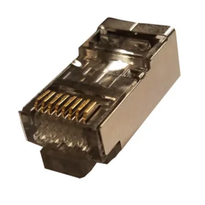 Conectores RJ45 Pass Trough Blindados CAT6 8P8C 100 Pcs x cables de 1mm  LT-MM6S-21-100K