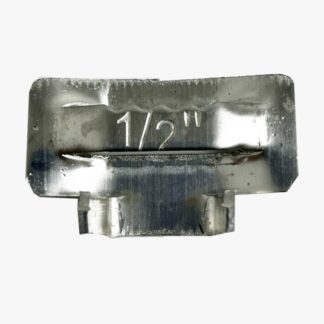 Hebilla para fleje en acero inoxidable 1/2 pulgada (bolsa de 100 unidades)  LT-MX-013