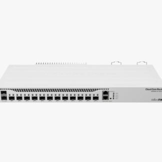 Cloud Core Router 12 puertos 10G SFP+, 2 25G SFP28, Fuente Redundante   CCR2004-1G-12S+2XS