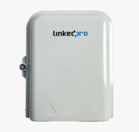 Caja de terminacion 8 Puertos FTTH, IP65, Sin spliter y con 8 Adaptadores SC/APC, Blanca, de pared    LP-FAB-HGT-8E