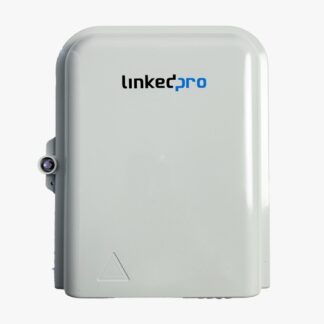 Caja de terminacion 8 Puertos FTTH, IP65, Sin spliter y con 8 Adaptadores SC/APC, Blanca, de pared    LP-FAB-HGT-8E