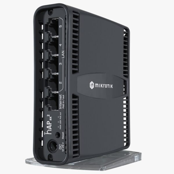 Router (WiFi6) procesador Quad-Core IPQ-6010 864 MHz, RAM 1GB, RouterOS, Licencia level 4  C52IG-5HAXD2HAXD-TC