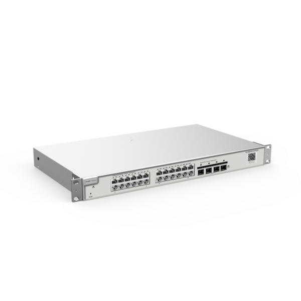 Switch Administrable Capa 2+ Plus, con 24 puertos Gigabit, 4 puertos SFP+ para fibra 10Gb, gestión gratuita desde la nube   RG-NBS3200-24GT4XS - Imagen 2