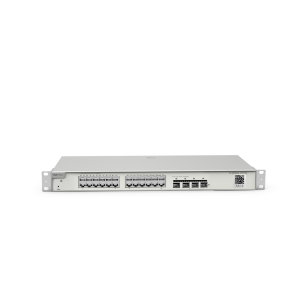 Switch Administrable Capa 2+ Plus, con 24 puertos Gigabit, 4 puertos SFP+ para fibra 10Gb, gestión gratuita desde la nube   RG-NBS3200-24GT4XS