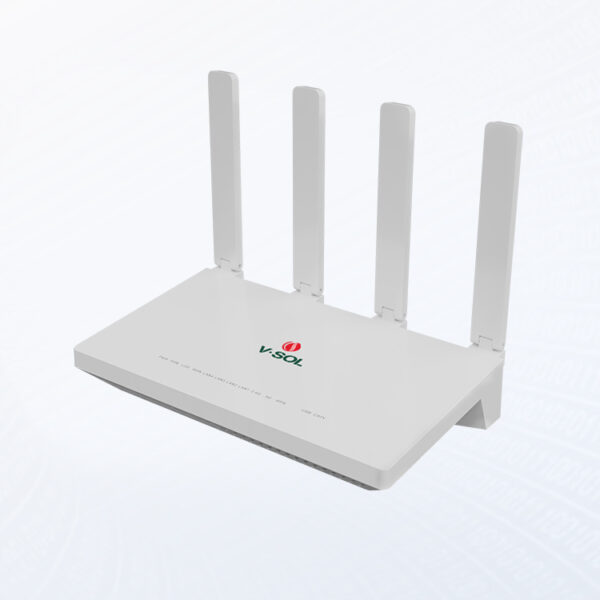 ONU V-SOL 1XPON+4*GE+CATV+WiFi 6 HGU  AX1500 + 1*USB 3.0   V2804AX15T