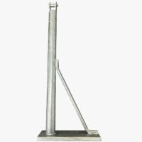 Brazo de Extension 60 cm con Herraje Tipo D pequeño  LP-BDE060D