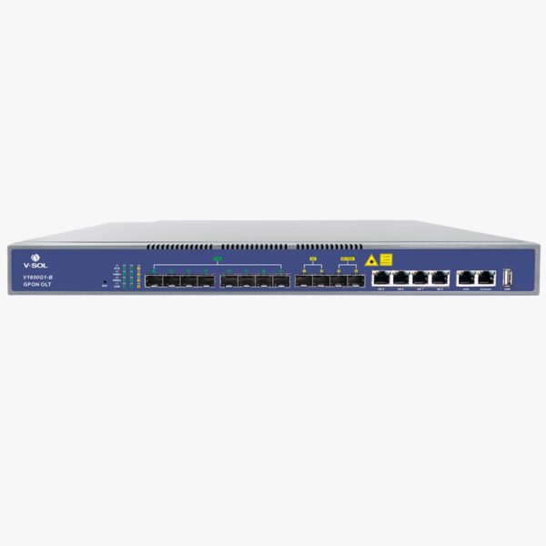 OLT 8 puertos 8SFP GPON Single AC Power Incluye 8 SFP C++ ZTE   V1600G1-B